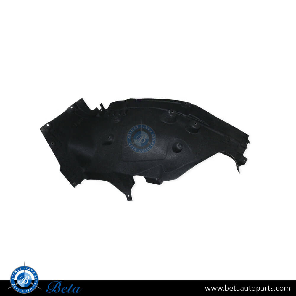 Left Side Front Wheel Fender Liner Rear Half - Injection for BMW X5 G05 2019-Up models, Part Number 51717424907 Left Side Front Wheel Fender Liner Rear Half - Injection for BMW X5 G05 2019-Up models, Part Number 51717424907